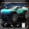 wheelfun 1/18 Scale Plastic Trailer Four Wheels Camper Trailer for C8818 Remote Control Rock Crawler Car Pickup Truck DIY Ornament Hobby Grade Model for Adult Hobby(Gray) view 3
