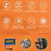 rcxperts RC Crawler, 1/12 Scale 2.4G 4WD RC Truck 4x4 All Terrain Electric Off-Road Remote Control Truck with Metal Differential 390 Motor 28km/h, Hobby RC Car Toys Gifts for Adults - Blue view 4