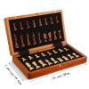15-Inch Deluxe Chess Set  Foldable Tournament Board with Storage Box & 2 Extra Queens  for Adults, Beginners & Chess Lovers view 3