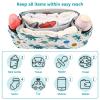 CZXW Baby Stroller Bag Space Dinosaurs Stroller Caddy Organizer Bag with Adjustable Straps Non-slip Hook Large Storage for Strollers view 4