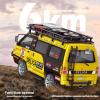 captainrc Delica RC Car,1/24 Scale Station Wagon,2.4Ghz Remote Control Truck,4WD RC CrawlerEquipped with Cool LED LightsOff Road Vehicle Model Suitable for Adults (4WD-Red) view 4