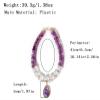 5cm Vintage Pearl Necklace Women'S Versatile Accessory,Purple,41+6.5cm view 4