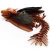 Guwewu Feathered Wyvern Dragon, 3D Printed Dragon, Articulated Dragon, Fidget Dragon, 3D Printed Toys, Desktop Pet (Cindralis) view 1