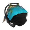 3D Ocean Fish Baby Car Seat Canopy Cover, Multi Use Breathable Nursing Breastfeeding Covers for Mom Soft Stroller Sun Shade Newborn Shower Gift view 4