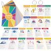 AmazingSpark 24 Pcs ADHD Coping Skills Cards ADHD Activity Flashcards with Binder Rings Emotional Regulation Time Management Therapy Tools for Adults Teens view 1