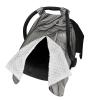 3D View Horse Baby Car Seat Canopy Cover, Multi Use Breathable Nursing Breastfeeding Covers for Mom Soft Stroller Sun Shade Newborn Shower Gift view 2