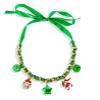 ZYIBPMSJKQCFK Christmas Santa Claus Pendant Necklace,brown,88cm view 4