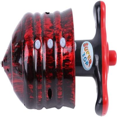 Red Light Up Music Spinning Tops, Funny Birthday Party Favors, Goodie Bag Fillers, Stocking Stuffers Spinning Tops, Decorations