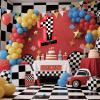 16 Inch Number 1 Race Car Pinata with 16 Inch Piata Stick Blindfold Confetti for Boy Girl Kids 1st Birthday Party Decorations(1st) view 4