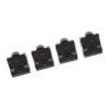 RC Link Mount Brass Stable Proof Upgrade Parts for Axial SCX10 II AR44 Axles 1/10 Scale 4Pcs Black Set with Fixing Screws view 4