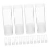 Angoily 20pcs Coin Storage Tubes with Lids Compact Plastic Holders for Coins Clear Design for Easy Viewing and Organization Portable Protection for Collectors view 1