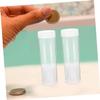 Angoily 20pcs Coin Storage Tubes with Lids Compact Plastic Holders for Coins Clear Design for Easy Viewing and Organization Portable Protection for Collectors view 4