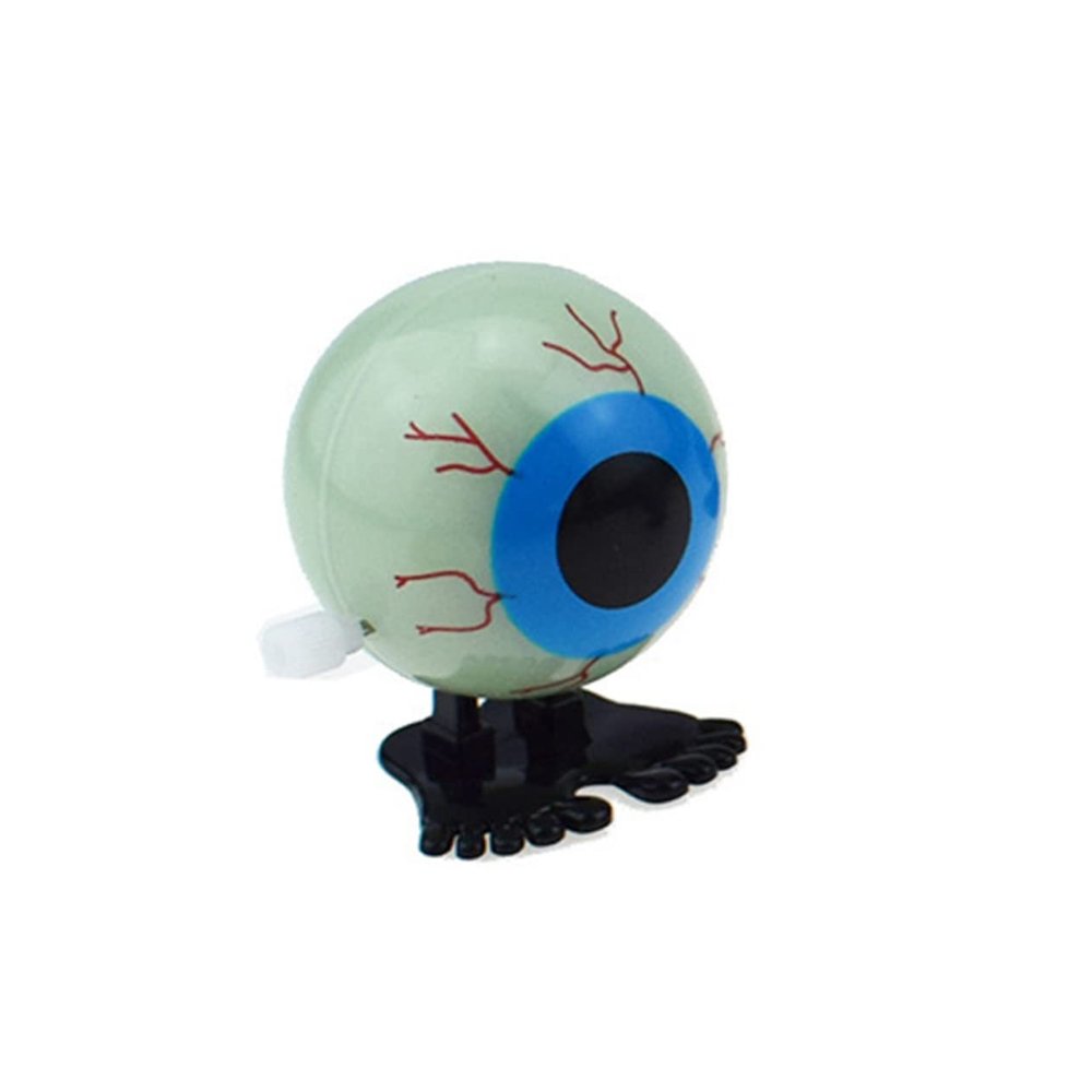 Toyvian 1Pc Halloween Glow Dark Eyeball Wind Up for Fun Clockwork for Spooky Decor and Party Favors Safe and Engaging Design Little Hands