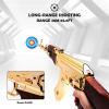 QicoociQ Modified Automatic Electric Gel Ball Blaster Golden Color Extended 65.6+ Foot Range, 7.4V Powerful view 2