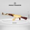 QicoociQ Modified Automatic Electric Gel Ball Blaster Golden Color Extended 65.6+ Foot Range, 7.4V Powerful view 4