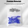 10Pcs RC Body Clips W/Pull Tabs R Pins Universal Shell Replacement Parts for 1/7 1/8 TRAXXAS ARRMA Axial Losi Redcat HPI Exceed Rc Car Crawler Truck Buggy Drone (Blue) view 4