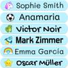 500 Personalized Name Stickers for Children. Adhesive Labels for School, Kindergarten, Books, Toys, and Tupperware. Waterproof Labels Measuring 2.3 x 0.4 in view 1