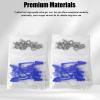 20Pcs RC Body Clips W/Pull Tabs R Pins Universal Shell Replacement Parts for 1/7 1/8 TRAXXAS ARRMA Axial Losi Redcat HPI Exceed Rc Car Crawler Truck Buggy Drone (Blue) view 4