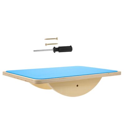 GARIOUANS Balance Training Board Wooden Sensory Seesaw for Rocking Balance Board for Physical Coordination and Teamwork Safe Fun for Indoor