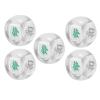 RiToEasysports 5pcs Mahjong Wind Direction Cube Small Portable Ball Cube for Mahjong Players and Casual Drinking Games (Transparent) view 1