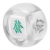 RiToEasysports 5pcs Mahjong Wind Direction Cube Small Portable Ball Cube for Mahjong Players and Casual Drinking Games (Transparent) view 2