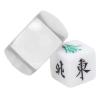 RiToEasysports 5pcs Mahjong Wind Direction Cube Small Portable Ball Cube for Mahjong Players and Casual Drinking Games (Transparent) view 4