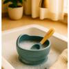 Tenukus Silicone Baby Bowl & Spoon Set  Suction Base, BPA-Free Feeding  Ether Color | Dishwasher Safe view 4