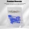 10Pcs RC Body Clips W/Pull Tabs R Pins Universal Shell Replacement Parts for 1/10 1/12 1/14 TRAXXAS ARRMA Axial Losi Redcat HPI Exceed Rc Car Crawler Truck Buggy Drone (Blue) view 4