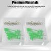 20Pcs RC Body Clips W/Pull Tabs R Pins Universal Shell Replacement Parts for 1/10 1/12 1/14 TRAXXAS ARRMA Axial Losi Redcat HPI Exceed Rc Car Crawler Truck Buggy Drone (Green) view 4