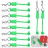 10Pcs RC Body Clips W/Pull Tabs R Pins Universal Shell Replacement Parts for 1/7 1/8 TRAXXAS ARRMA Axial Losi Redcat HPI Exceed Rc Car Crawler Truck Buggy Drone (Green) view 1