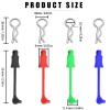 10Pcs RC Body Clips W/Pull Tabs R Pins Universal Shell Replacement Parts for 1/7 1/8 TRAXXAS ARRMA Axial Losi Redcat HPI Exceed Rc Car Crawler Truck Buggy Drone (Green) view 3