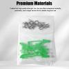 10Pcs RC Body Clips W/Pull Tabs R Pins Universal Shell Replacement Parts for 1/7 1/8 TRAXXAS ARRMA Axial Losi Redcat HPI Exceed Rc Car Crawler Truck Buggy Drone (Green) view 4