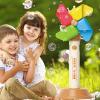 Bubble Machine, Illuminated Toy with Music, Adjustable 3 Speed Mill Bubble Toy Ideal for Outdoor Activities in Beach and Yard view 3