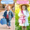 Kowenlic Carrying Case Compatible with Little Tikes Story Dream Machine Starter, Storage Carry Bag Compatible with Toniebox Starter Set, Storage Case for Tonie Figures, for Storybook-pink (Bag Only) view 3
