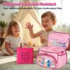Kowenlic Carrying Case Compatible with Little Tikes Story Dream Machine Starter, Storage Carry Bag Compatible with Toniebox Starter Set, Storage Case for Tonie Figures, for Storybook-pink (Bag Only) view 4