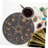 Alasum 2pcs Wooden Divination Board Star Pendulum Answer Boards for Home Compact Wiccan Altar Accessory Wooden Material for Mystical Atmosphere view 4