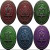 40K Neoprene Objective Marker Set - Chapter Approved 2025 - 7.57" (Glyph) view 1