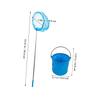 BESPORTBLE 1 Set Telescopic Fishing Net with Collapsible Folding Beach Bucket Durable Stainless Steel Design for Outdoor Nature Exploration Beach Essentials view 2