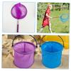 BESPORTBLE 1 Set Telescopic Fishing Net with Collapsible Folding Beach Bucket Durable Stainless Steel Design for Outdoor Nature Exploration Beach Essentials view 3