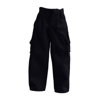 1/12 Scale Action Figure Pants, 6 Inch Male Doll Clothes, Black