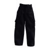 1/12 Scale Action Figure Pants, 6 Inch Male Doll Clothes, Black view 1