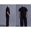 1/12 Scale Action Figure Pants, 6 Inch Male Doll Clothes, Black view 4