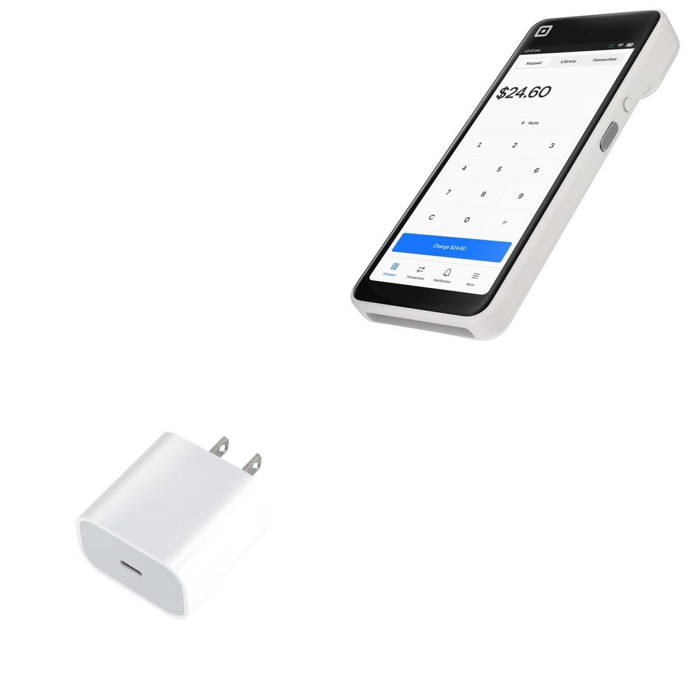 BoxWave Charger Compatible with Square Handheld - PD GAN miniCube (30W), 30W Tiny PD GAN Type-C Wall Charger - Winter White