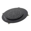 5.8GHz FPV Triple Feed Patch Antenna Directional Circularly Polarized High Gain SMA Connector for RC Drone Fixed Wing FPV Black 150mm view 2