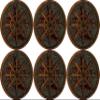 40K Neoprene Objective Marker Set - Chapter Approved 2025 - 7.57" (Chaos Altar) view 1
