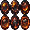 40K Neoprene Objective Marker Set - Chapter Approved 2025 - 7.57" (Hellgate) view 1