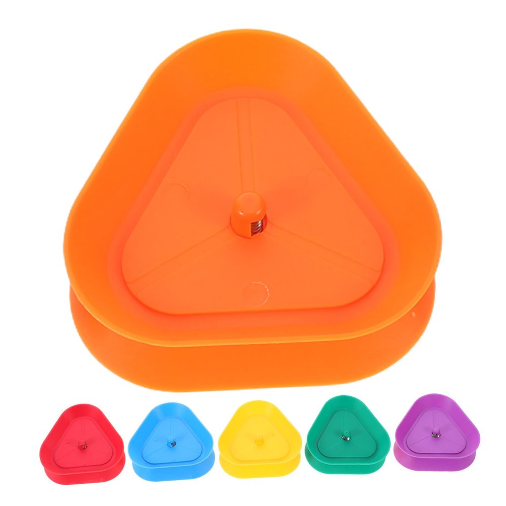 Yardwe 6Pcs Triangle Plastic Poker Card Holders Handheld Card Tray for Easy Clipping Home Office and School for Game and Parties