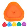 Yardwe 6Pcs Triangle Plastic Poker Card Holders Handheld Card Tray for Easy Clipping Home Office and School for Game and Parties view 1