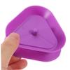 Yardwe 6Pcs Triangle Plastic Poker Card Holders Handheld Card Tray for Easy Clipping Home Office and School for Game and Parties view 3