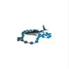 Blue Shark Beaded Necklace, Ocean Theme Fashion Jewelry, Summer Beach Vacation Costume Jewlery view 2